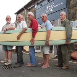 Surfing legends, classic surfboards at Museum of British Surfing