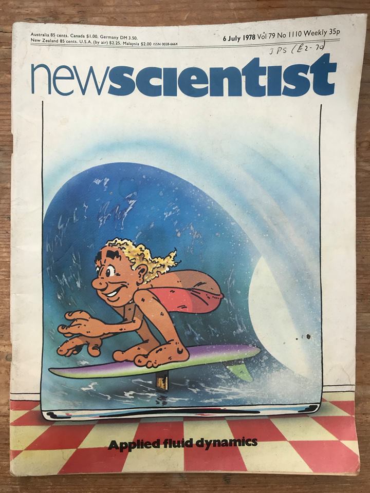 1978 Scientific Article Detailing the science behind Surfboard design found at Surf Jumble