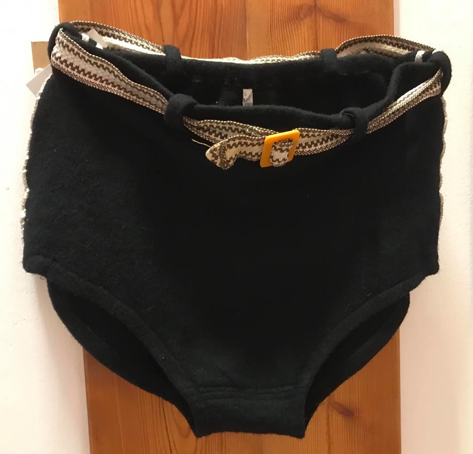 Mid 1920s Woollen Swimming Trunks donated to the Museum of British Surfing
